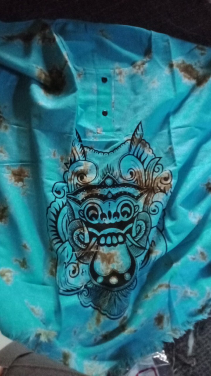 Gamis Batik (cod) Manggar Gamis Batik Pesta Model Terbaru