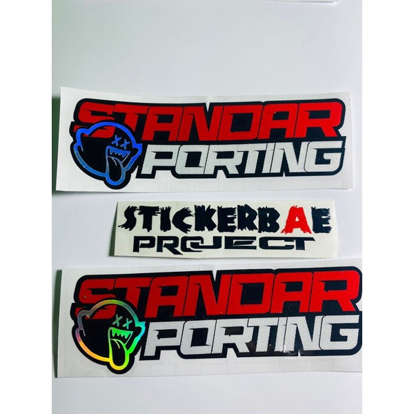 Sticker standar porting dope cuting stiker original stickerbae