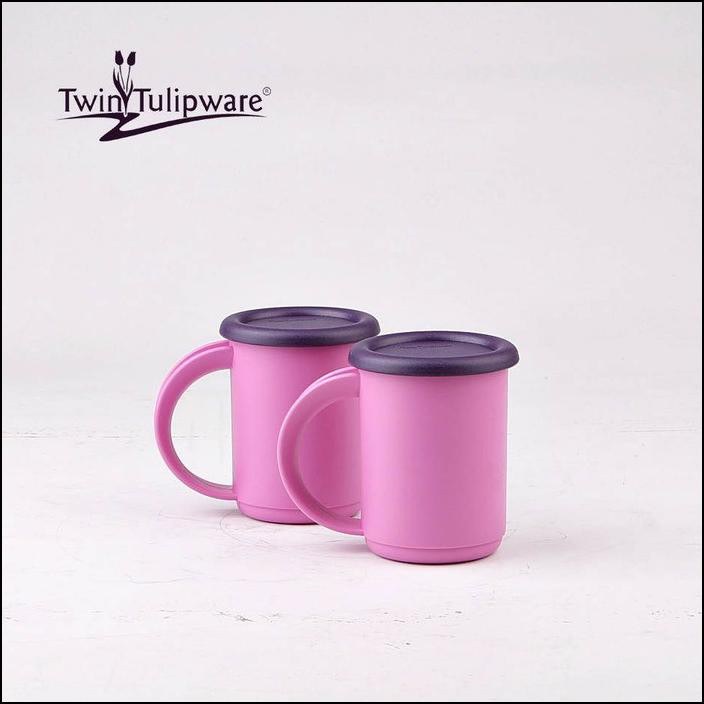 GELAS TUPPERWARE - TEMPAT MINUM - MUG CANGKIR - FINE MUG 2 PCS