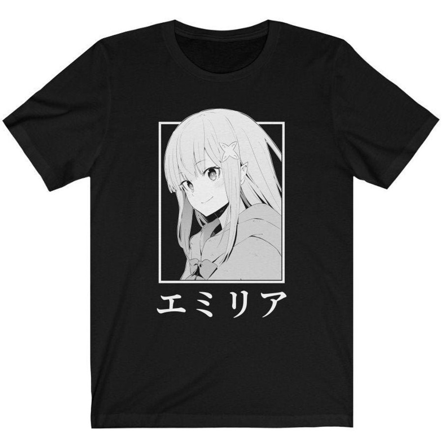 Tshirt Emilia Smile Re Zero Anime Manga Premium