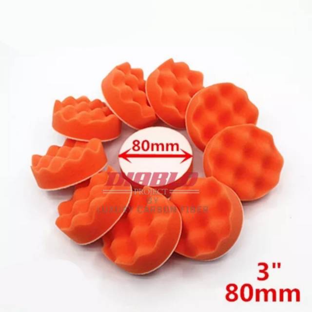 

Foam pad / busa poles 3 inch wave untuk cutting