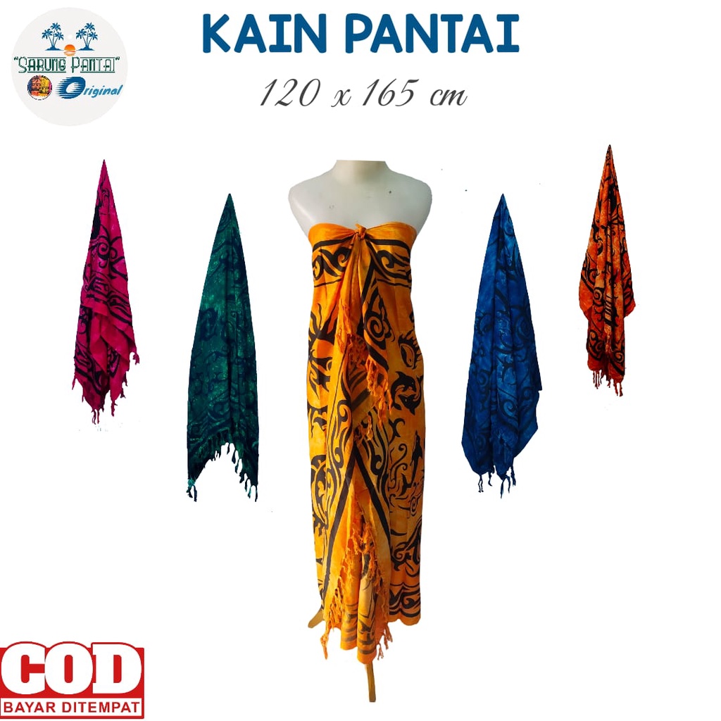 Grosir Kain Bali Motif Tato Katun Rayon 160/120 Rumbai Sembilanmode