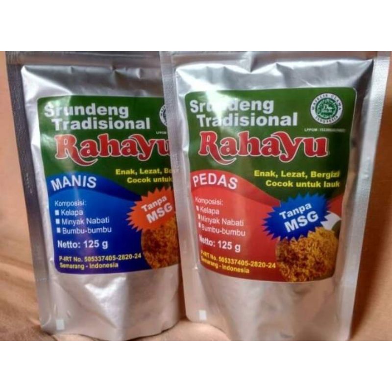 

SRUNDENG RAHAYU 125 gr khas solo