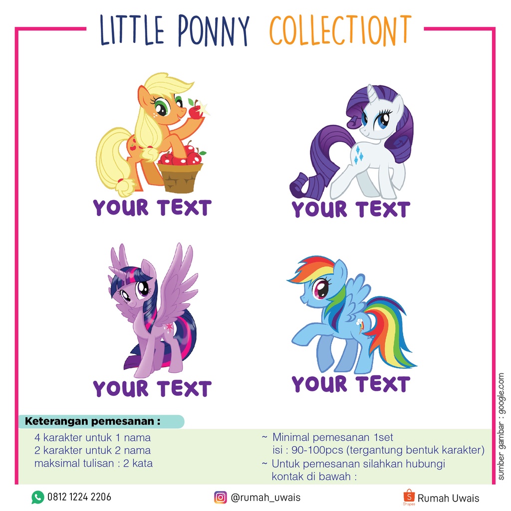 

STICKER DAN LABEL BAJU IRON CUSTOM NAMA MURAH RUAMH UWAI