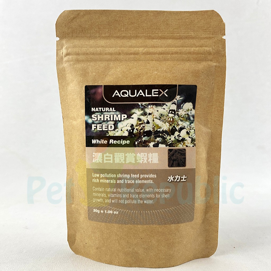 

AQUALEX Makanan Udang Hias SHRIMP Food WHITE Recipe 30gr