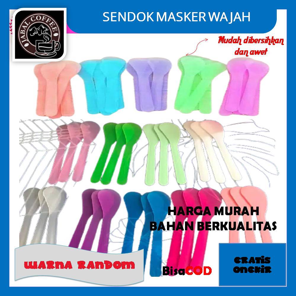 Spatula Sendok Plastik Masker Wajah / Sendok Masker / Sendok Kosmetik Masker / Spatula Masker Wajah Kode 11