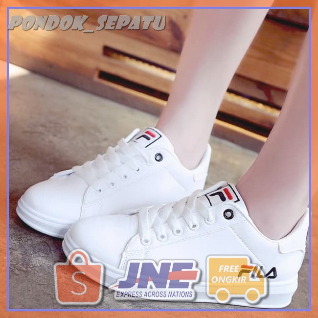 Promo Terbaru SEPATU KETS FILA YS03 PUTIH  -  SKULS327