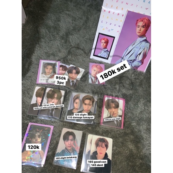 JAEHYUN PHOTOCARDS. jaehyun pc [ jaehyun vk non pout, ar fanmeet 127, taeil sticky (set only), jaehy