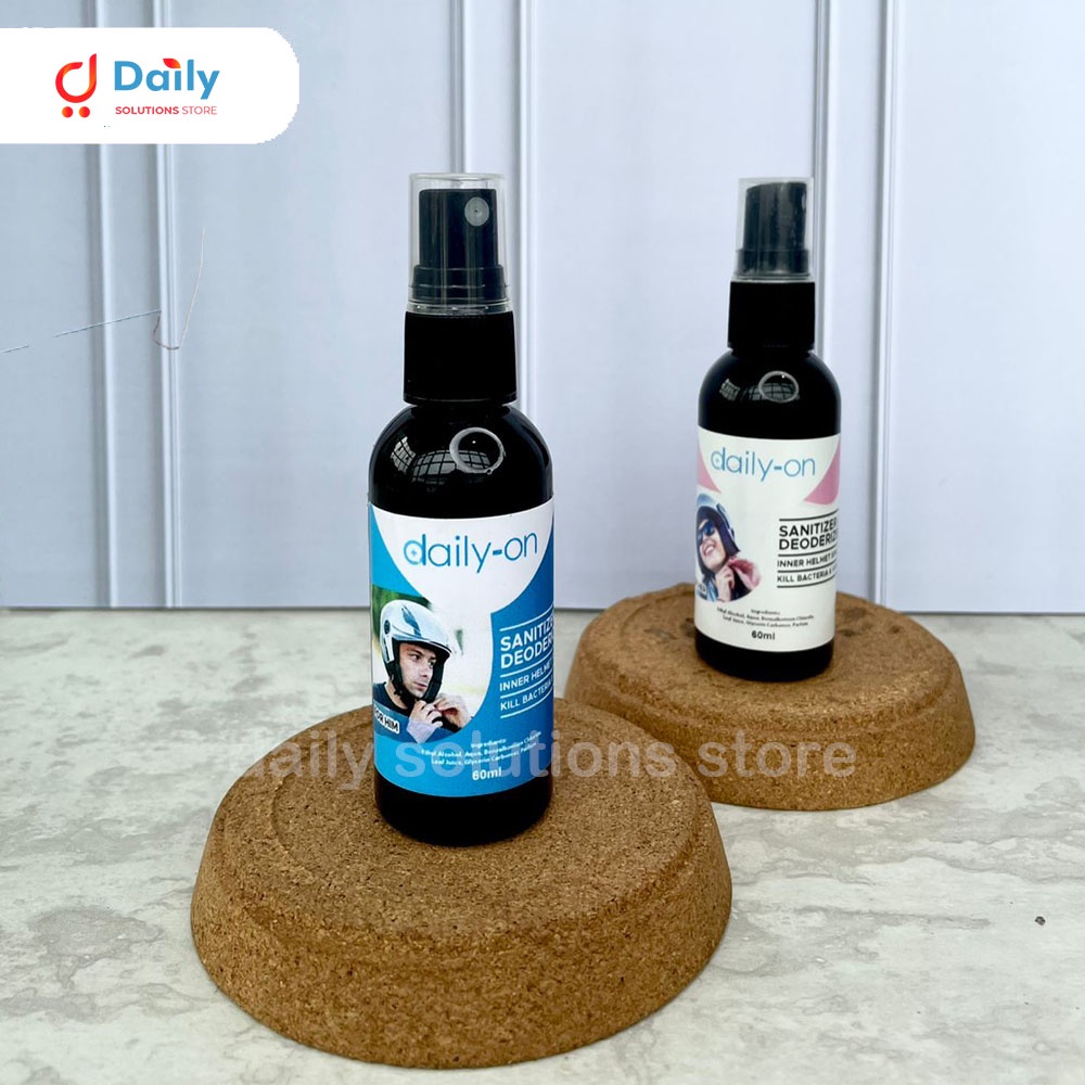 PENGHILANG BAU HELM ANTIBACTERIAL DAN ANTI VIRUS | SANITIZER HELMET &amp; DEODORIZER DAILY-ON