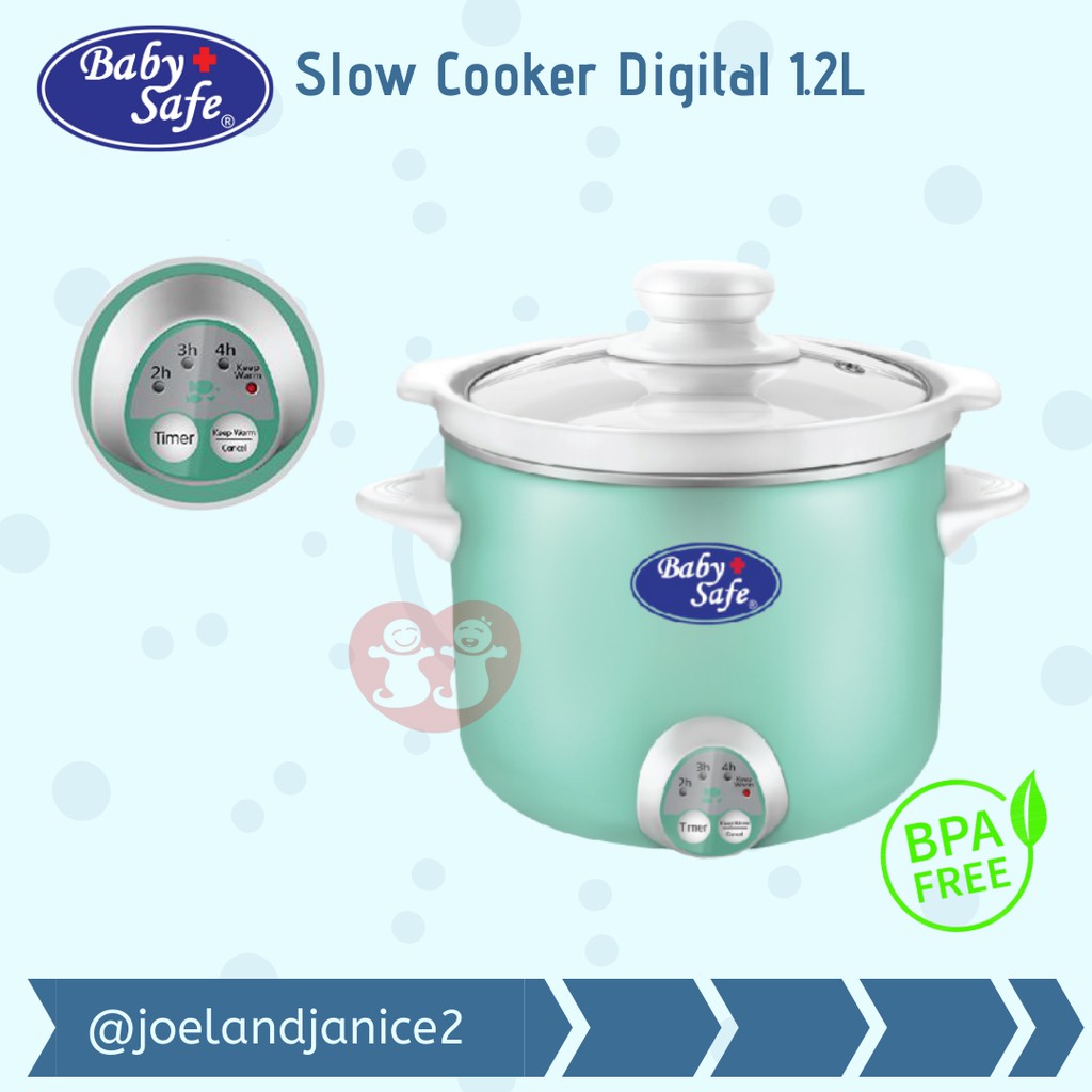 Babysafe Slow Cooker 1.2Liter