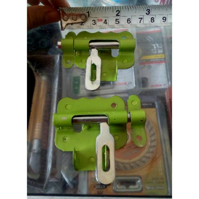 Terlaris Selot Slot Kunci Pintu Rumah Gudang Kait Gembok Plat 2" Murah Overpal Overpall 1r6p00HanerAo