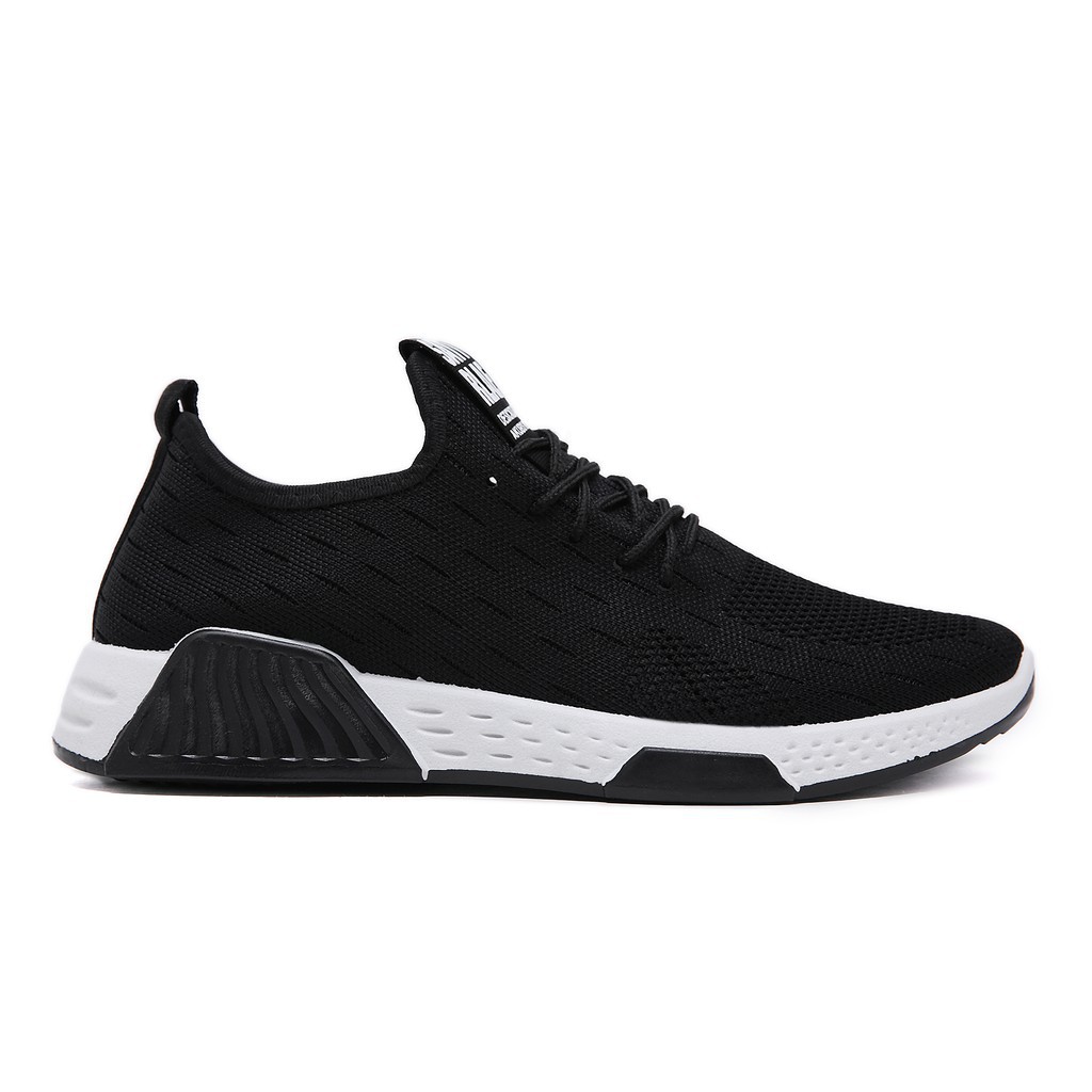 SNEAKERS COWOK HITAM BIRU MISTY  PVN Sepatu Sneakers Pria Import Men Shoes Kasual Hitam 450