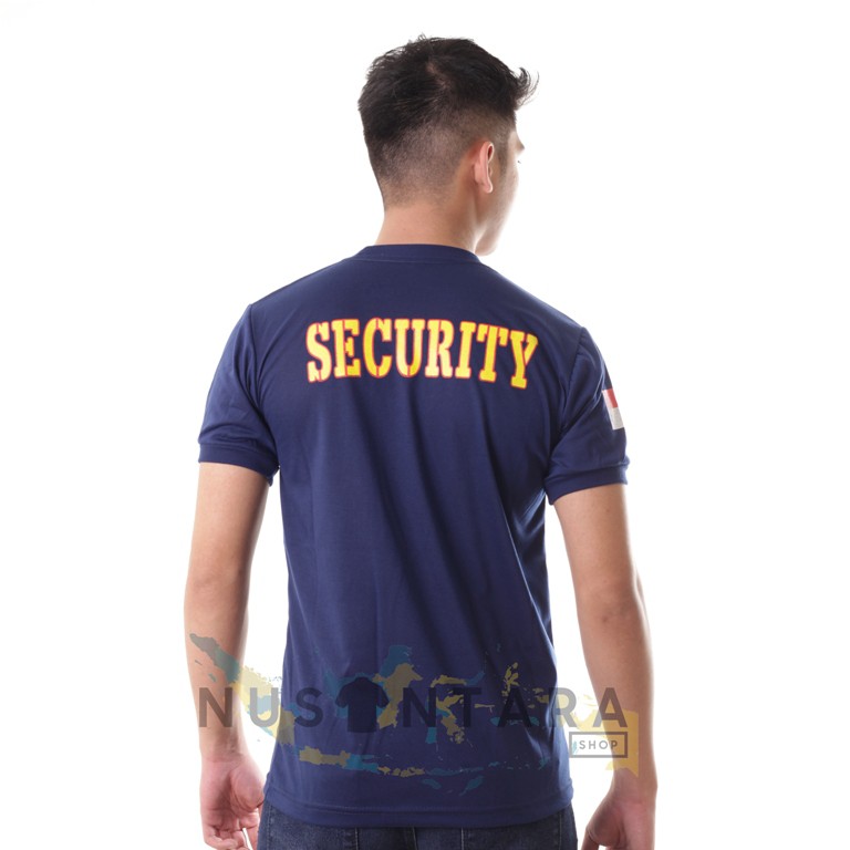 Kaos Security Satpam Kaos Security Terbaru Kaos Satpam Kerah Pendek Warna Coklat Hitam Navy Sekuriti