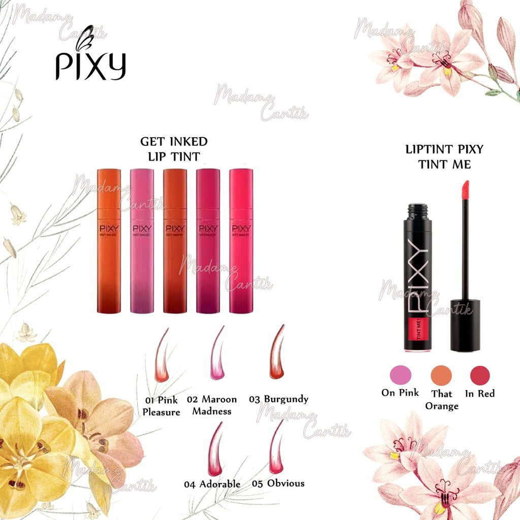 ✿ MADAME ✿ PIXY LIPTINT TINT ME GET INK - LIP TINT PIXY ORIGINAL