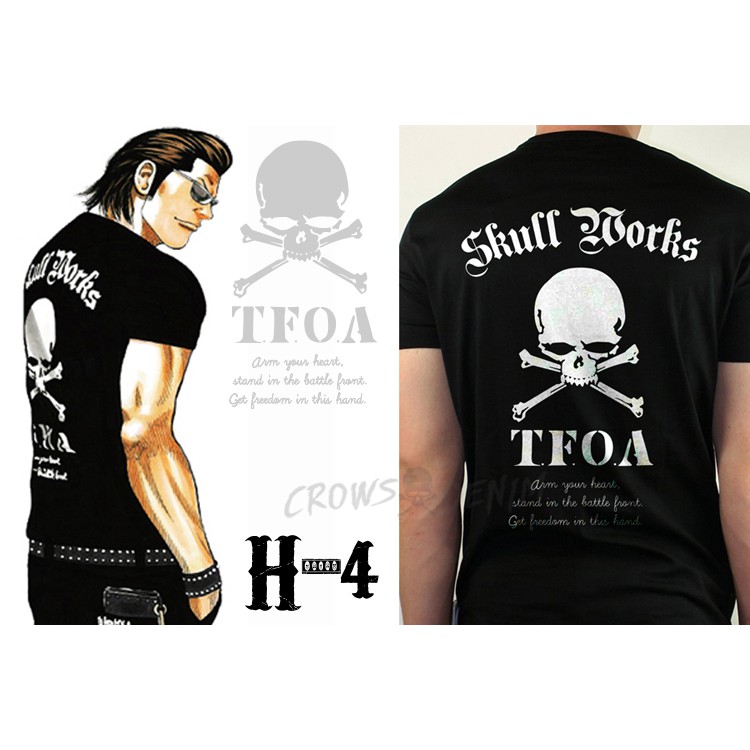 T-Shirt Crows Zero - TFOA - Kode H-4