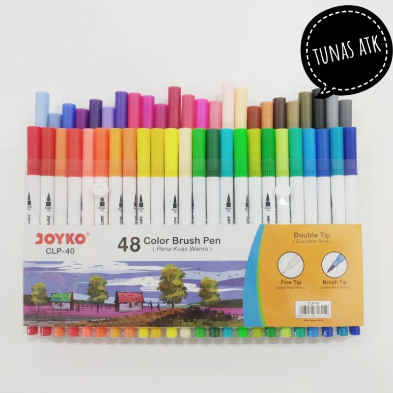 

JOYKO 48 COLOR BRUSH PEN CLP-40