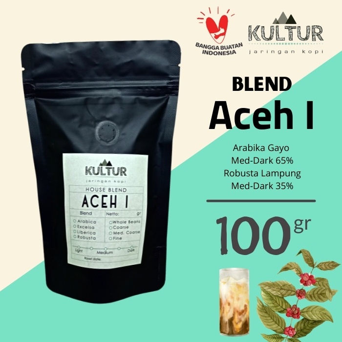 

COFFEE BEAN BIJI KOPI BLEND ACEH I 100 GR