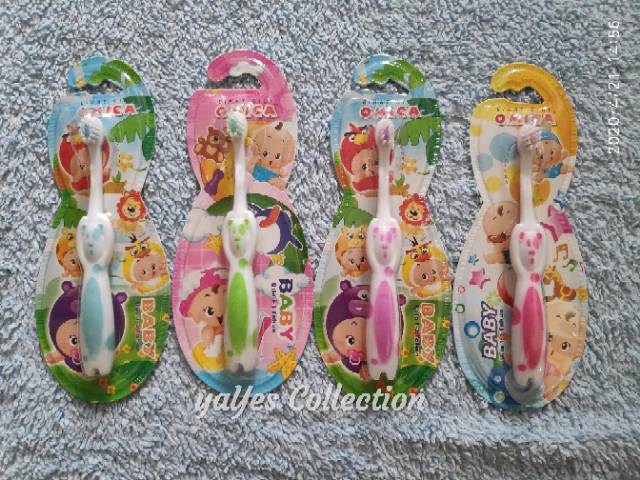 Sikat gigi spesial kids baby omica anak balita 1+ 3+ 1 tahun ke atas lembut soft kid pinguin