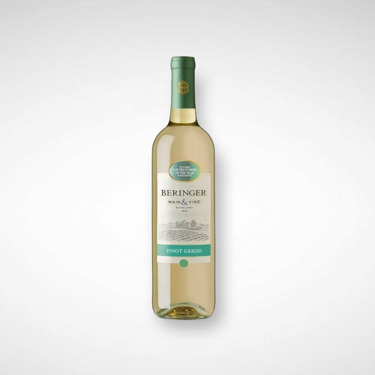 Beringer Main &amp; Vine Pinot Grigio 750 ml ( Original &amp; Resmi By Vinyard)