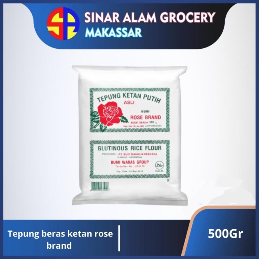 

Tepung beras ketan rose brand 500Gr