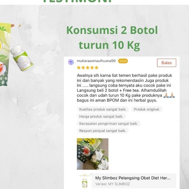 ☜ My Slimboz Diet Penurun Berat Badan Bestseller ➫