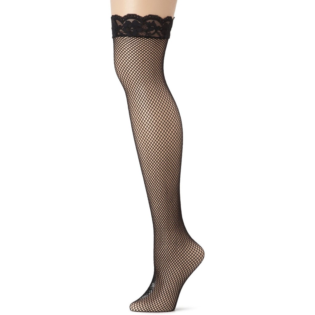 stoking hitam jaring net kecil