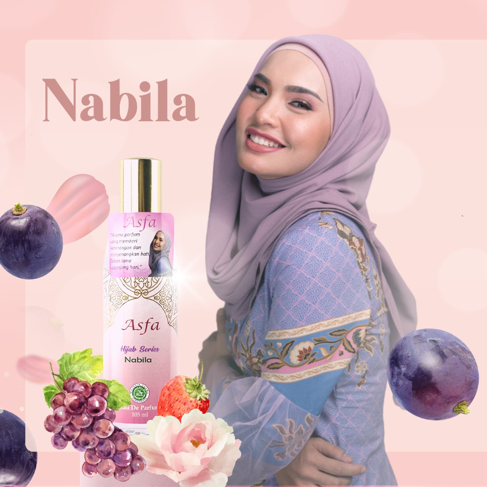 ASFA Eau De Parfum Hijab Series-Nabila (Pink)