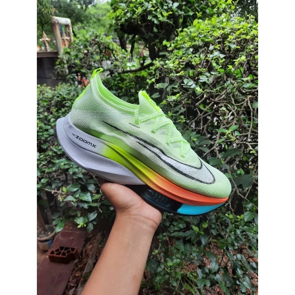 Sepatu nike zoom alphafly green premium original / sepatu fashion sneakers