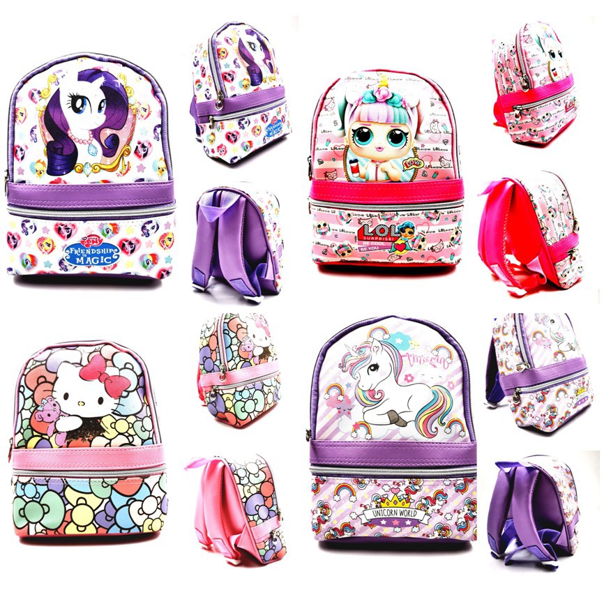 PA [ READY 6 MOTIF ] TAS FASHION DIAPERS ANAK LAKI PEREMPUAN IMPORT LUNCH BAGS 2 SUSUN KARAKTER TA050