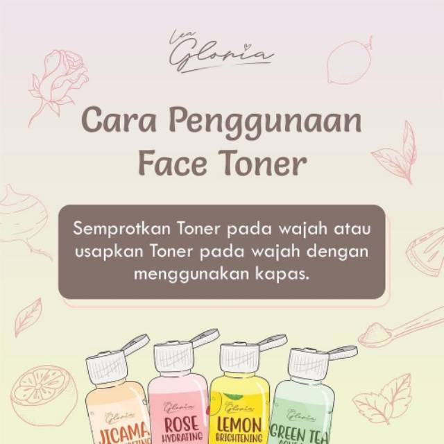 BPOM HOPELYN HAIR TONIC LAVENDER GREEN TEA GINSENG /LEA GLORIA ROSE JICAMA GREEN TEA LEMON WATER / LEA GLORIA TONER /FACE MIST ORIGINAL