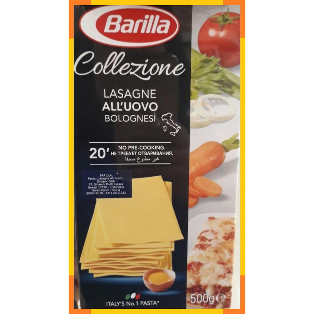 

Barilla collezione Lasagne / lasagna 500 Gram (kulit lasagna)