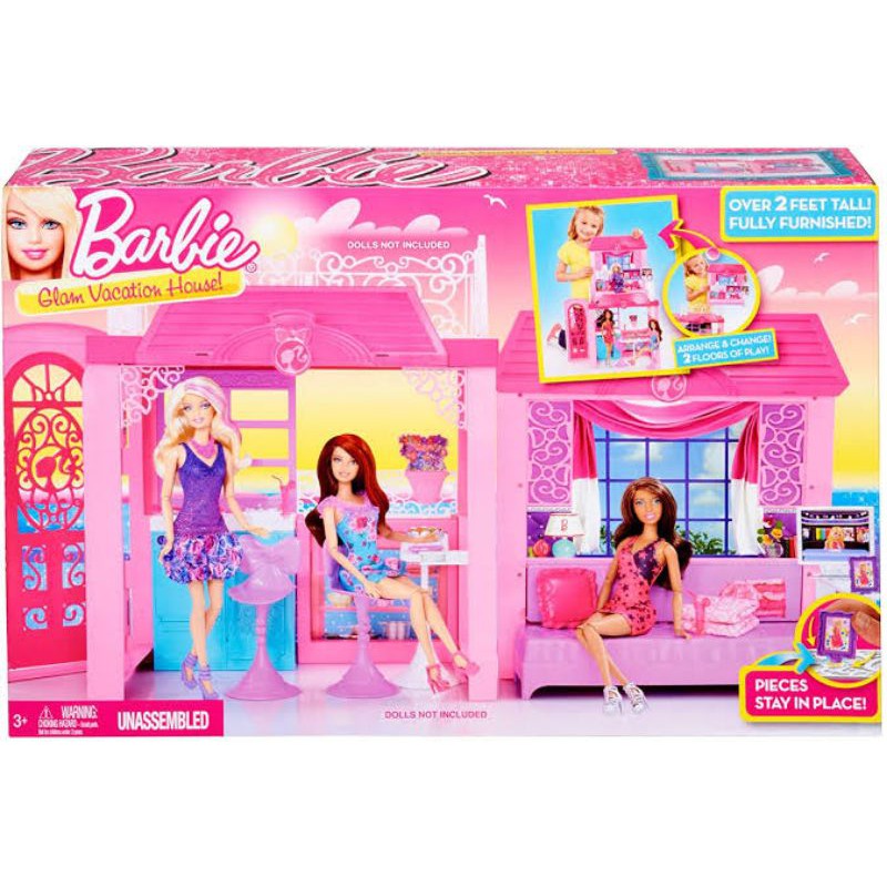 Barbie Glam Vacation House fully Furnish