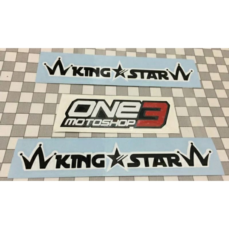 

stiker one 3 motoshop one3motoshop