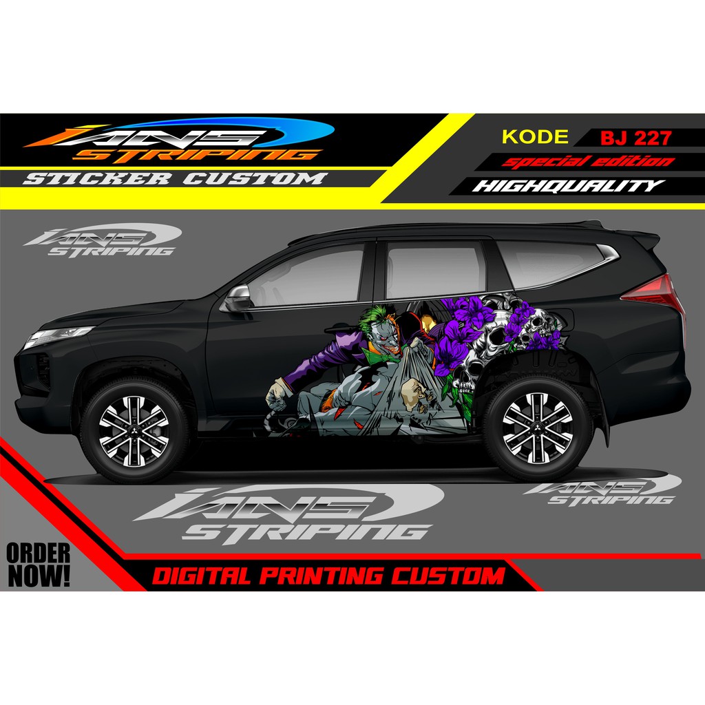 STICKER VARIASI PAJERO, INNOVA, FORTUNER