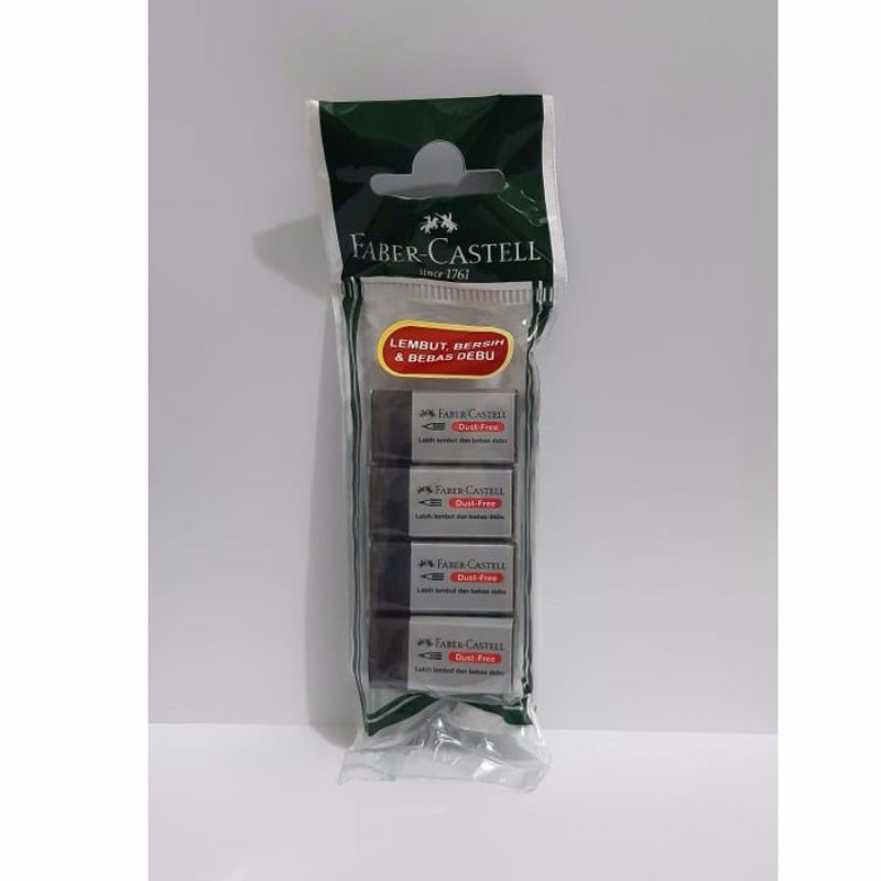 

FABER ERASER SMALL DUST FREE SET 4 1871994