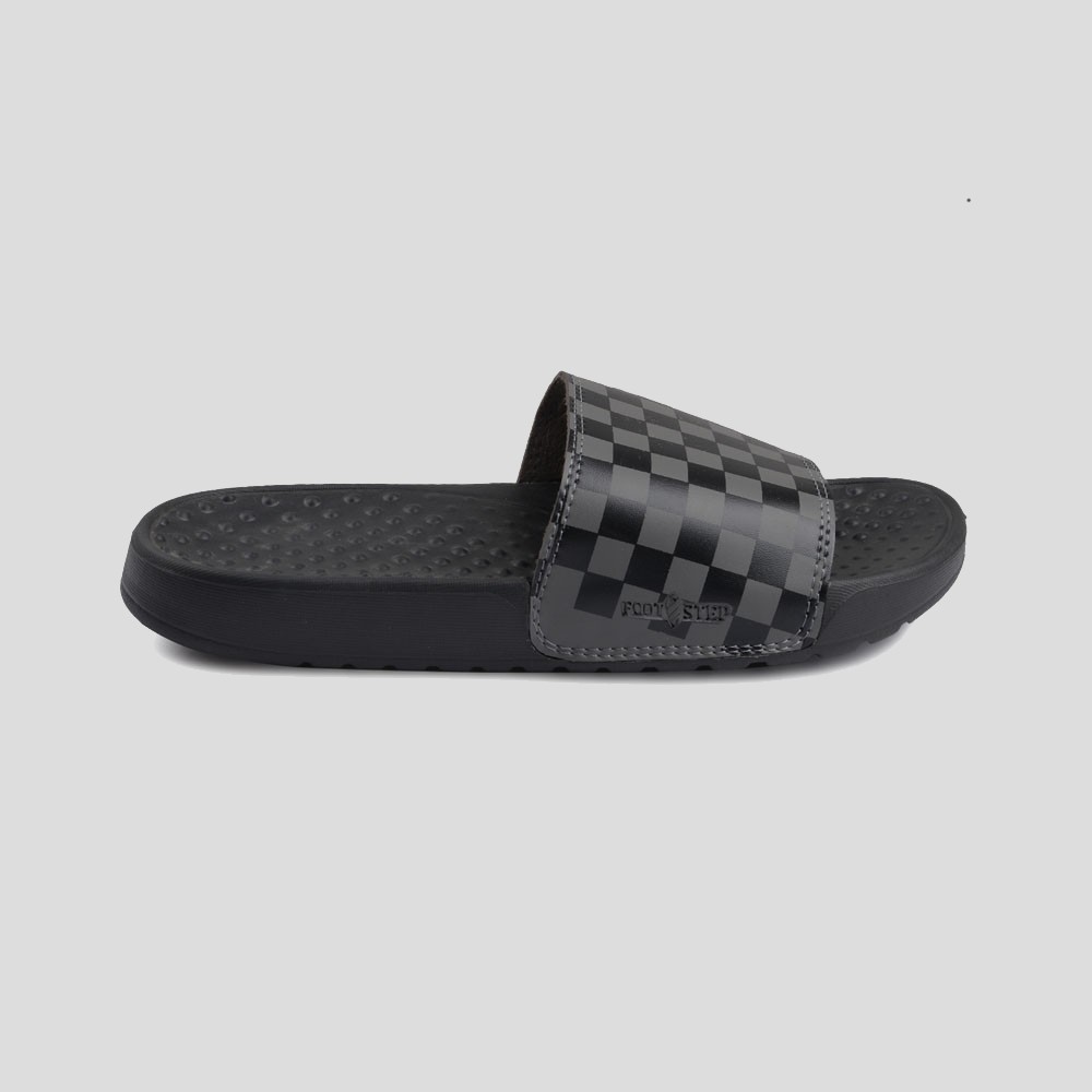 HEXA GREY |ManNeedMe x FSTP| Sandal Slop Pria - Sendal Slip On Ringan