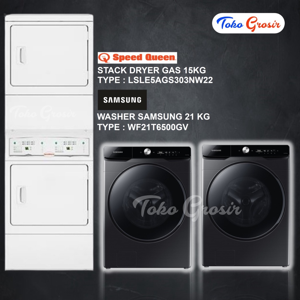 STACK DRYER & WASHER SAMSUNG SPEEDQUEEN