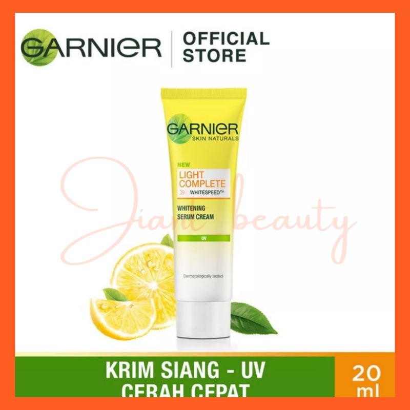 Jual GARNIER Light Complete White Speed Day Serum Cream UVA/UVB 20ml