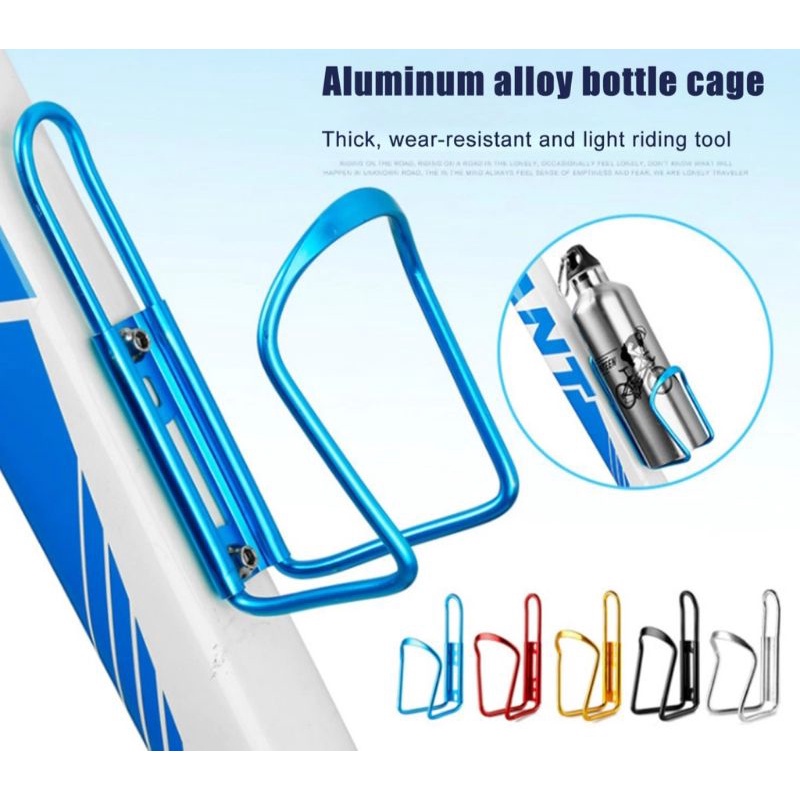 Dudukan Tempat Botol Minum Sepeda Alloy - CAGE BIKE BOTTLE