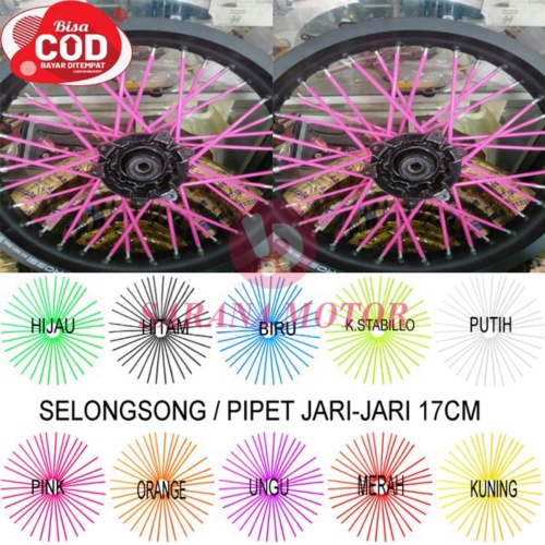 Promo Selongsong Jari Jari Motor - Pelindung Jari Jari Motor - Sedotan Jari Jari Motor Limited