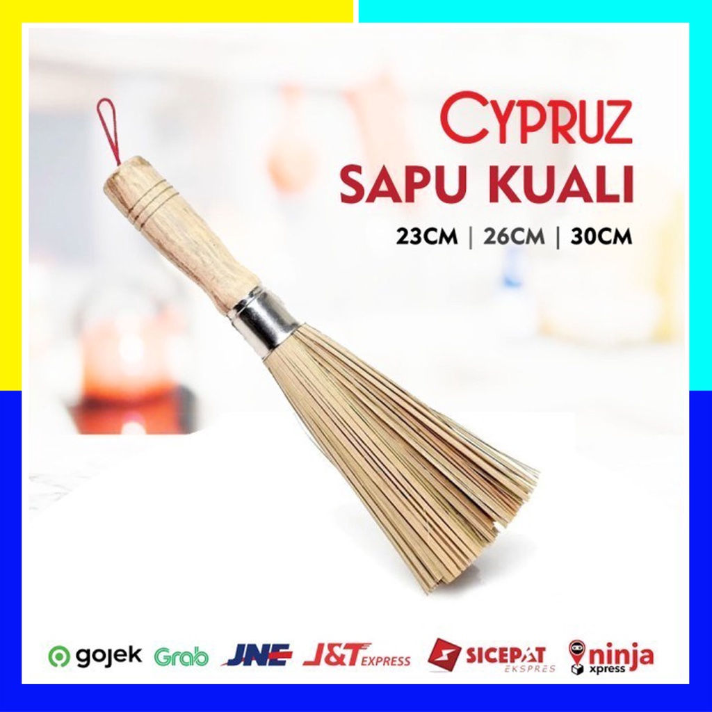 Cypruz AM-0636J Sapu Wajan / Sapu Kuali Besar 30cm