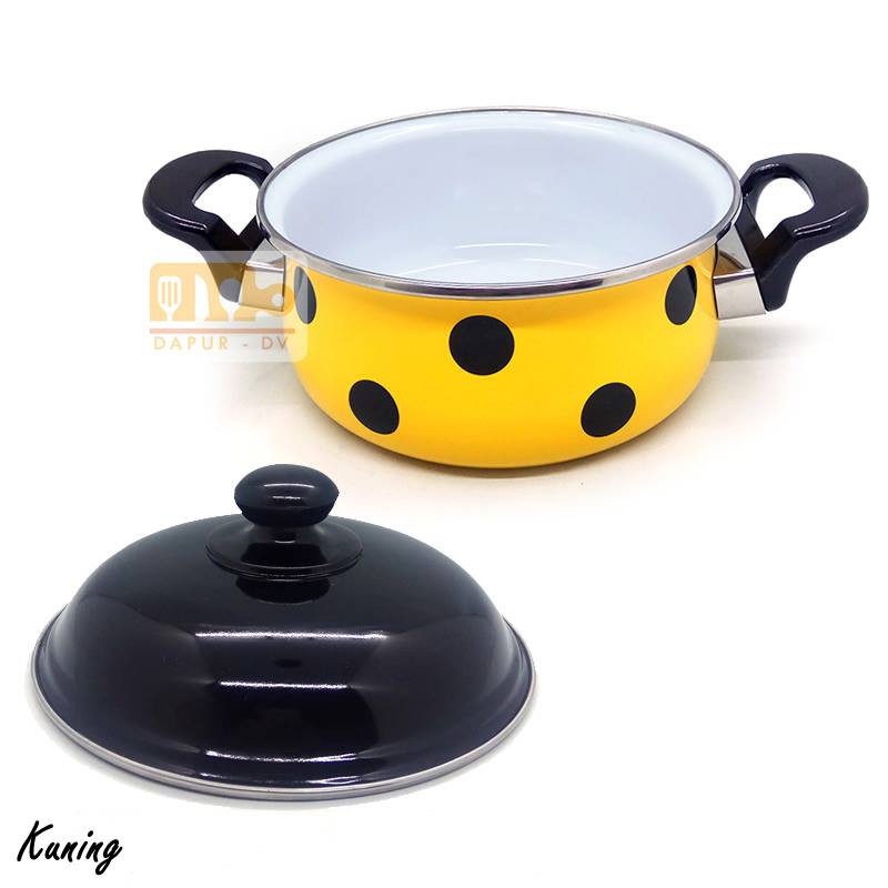 Maspion Bug’s Dot Panci Polkadot Porcelain Enamel 18 cm