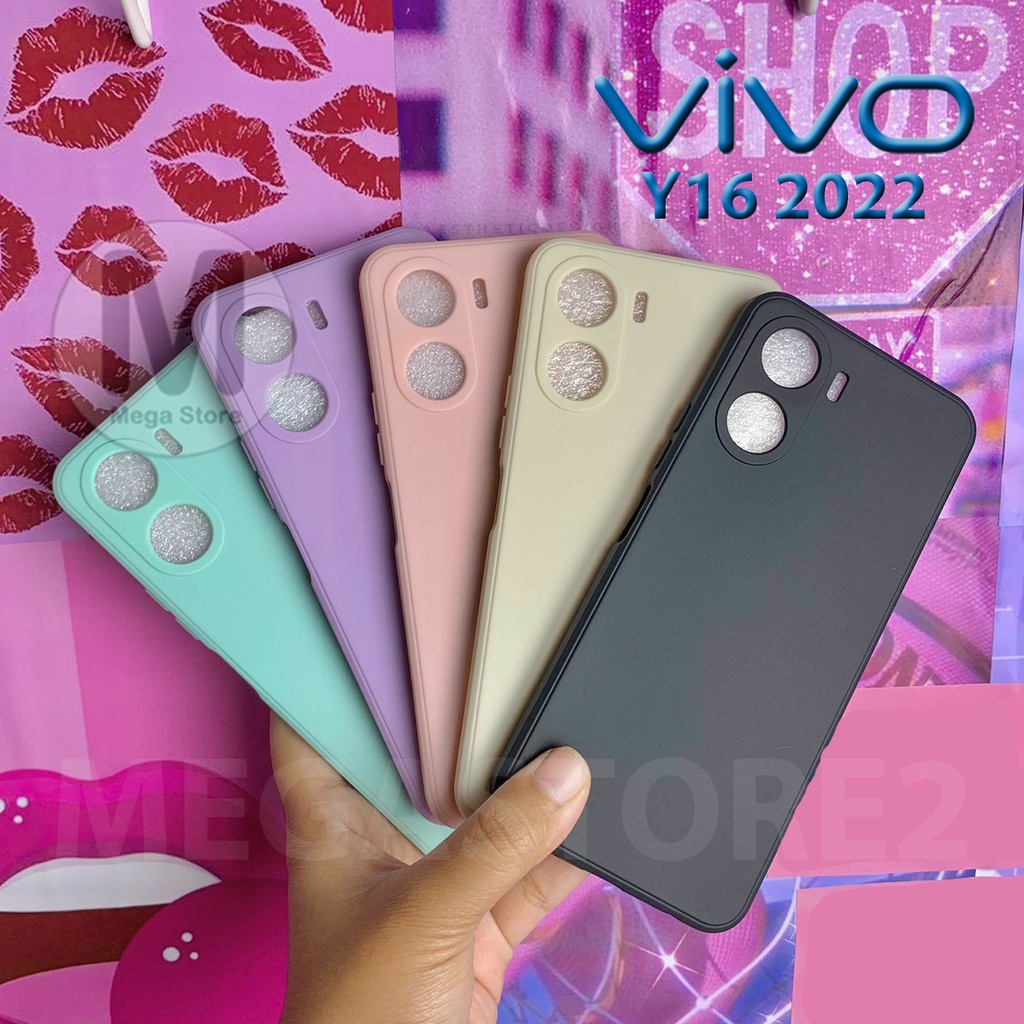 VIVO Y16 2022 [ MV ] Softcase Macaron VIVO Y16 2022 Case Hp VIVO Y16 2022 Casing Hp VIVO Y16 2022 So