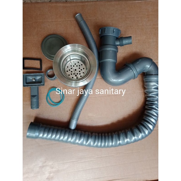 Afur kitchen sink satu set selang pembuangan / Afur sink komplit