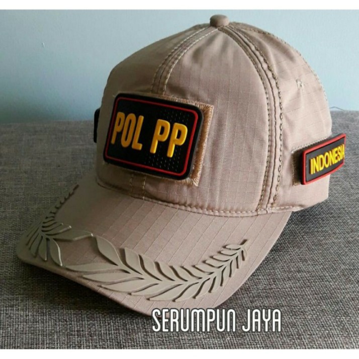 TOPI POL PP PAMEN - TOPI POL PP PAMEN TAN 3PATCH