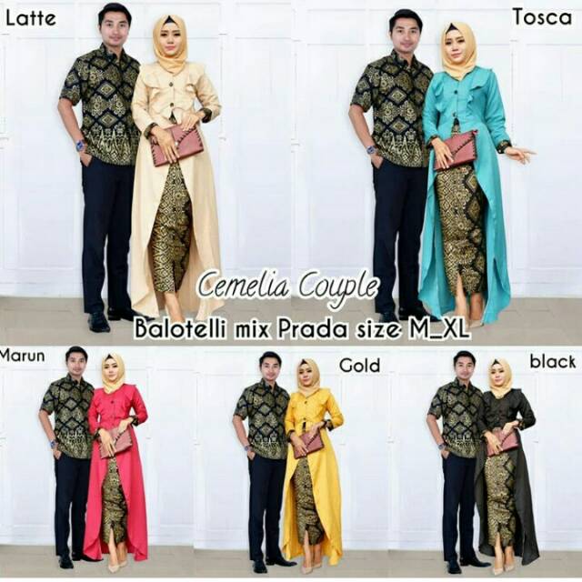 Camelia sarimbit / couple batik camelia