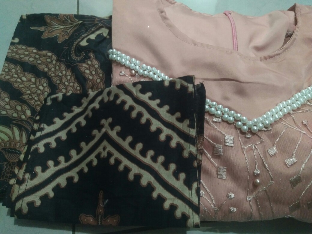 Kebaya Couple Semi Prancis Katun Bahan Kebaya Semi France Corneli Couple Adira Batik Couple