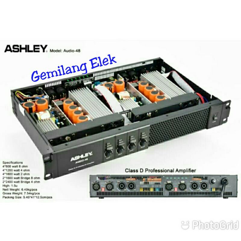 POWER ASHLEY AUDIO 48 ORIGINAL GARANSI