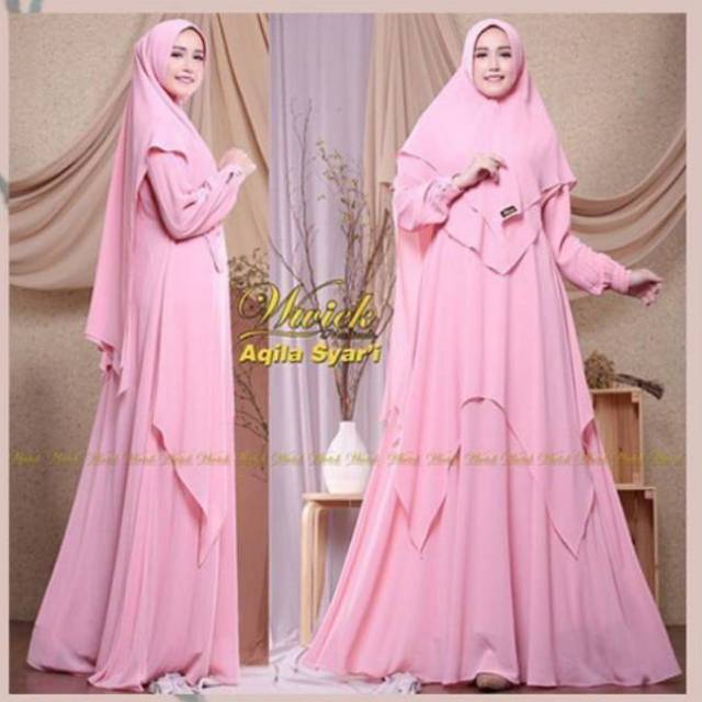 GAMIS SYARI AQILA SERIES by WWIEK MUSLIMAH