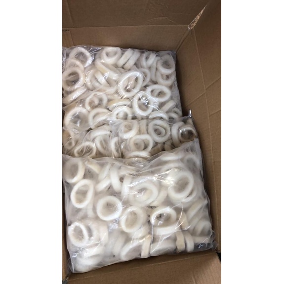 Cumi Ring/ Cumi Ring Frozen/ Squid Ring Import/ Calamari Ring- PER 1KG